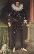 The Well-dressed gentleman of 1590 unknow artist